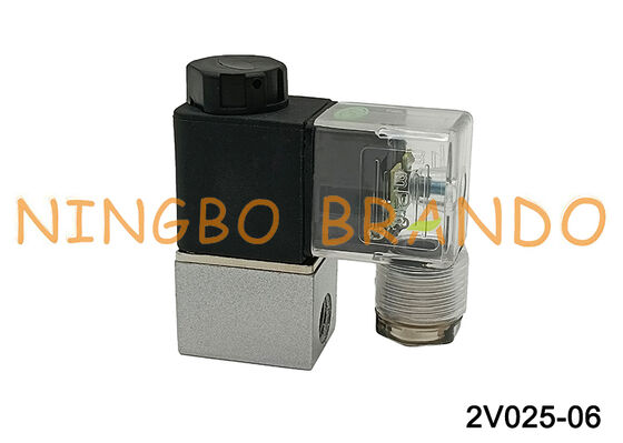 2V025-06 شیر برقی روغن آب هوای معمولی بسته 2V02506 DC12V