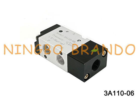 شیر کنترل پنوماتیک نوع AIRTAC 3A110-06-NO/3A110-06NO