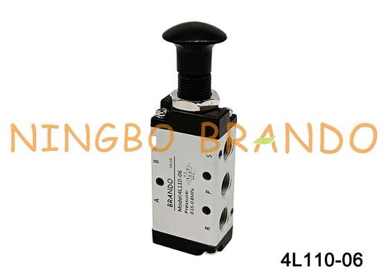 Airtac Type 4L110-06 4L Push-Pull Air Control Valve 5/2 Way