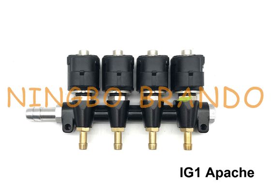 راه آهن تزریقی DC12V RAIL / OMB Type 3 Ohm 4 سیلندر IG1 Apache Inxector In System Sequential LPG CNG