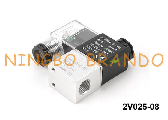 2V025-08 شیر برقی پنوماتیک شیر Airtac 12VDC PT1 / 4 