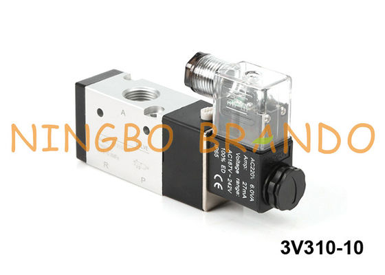 3V310-10 شیر برقی پنوماتیک ایرتاک نوع 3 راه 220VAC 24VDC