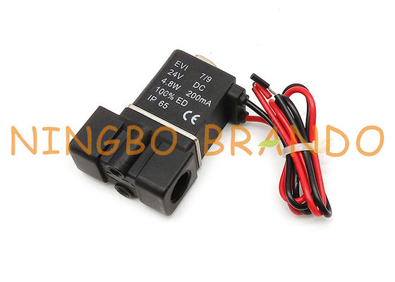 2P025-08 شیر برقی پلاستیکی پنوماتیک 1/4 