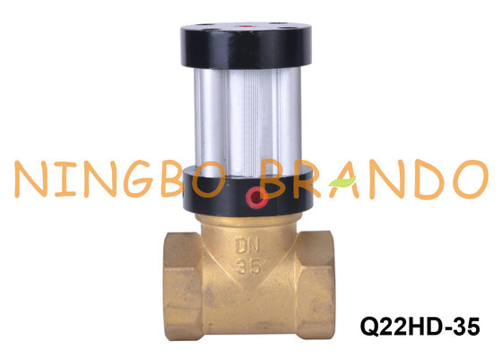 Q22HD-35 1 1/4 "DN35 2 پیستون سوپاپ پیستونی با بدنه هوا