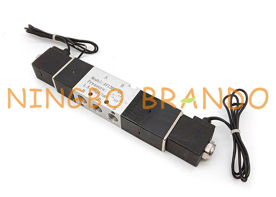 شیر برقی پنوماتیک نوع AirTAC 4V130C-06 5 Way 3 Position