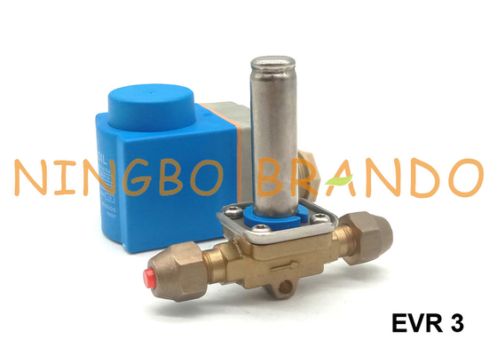 EVR 3 NC 032F8107 1/4 اینچ شیر برقی تبرید نوع Danfoss 220VAC