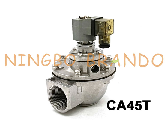 CA45T 1 1/2 اینچ نوع گوین پالس جت دریچه رزوه ای راست برای فیلتر کیسه ای